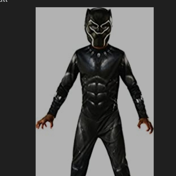 Black panther costume